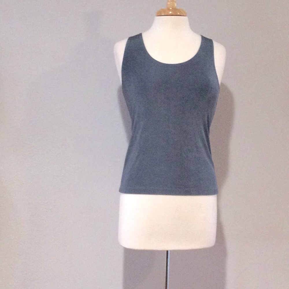 Travelers by Chicos Blue Tank Size 1/M/8